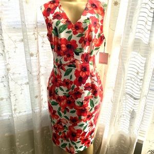 Floral sleeveless dress NWT